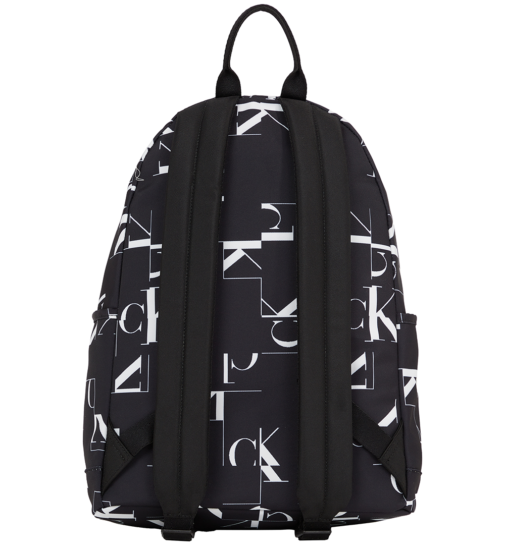 Calvin Klein Schulranzen - City Gitter - Schwarz m. Weiß