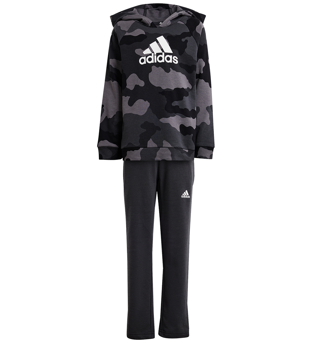 adidas Performance Sweat Set - LK Camo HD - Black/Gray