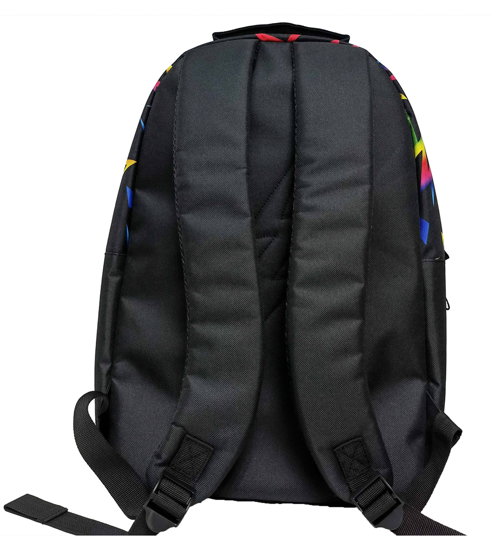 Pokémon Backpack - Large - 43x30x14 cm - 15L - Black w. Neon pri