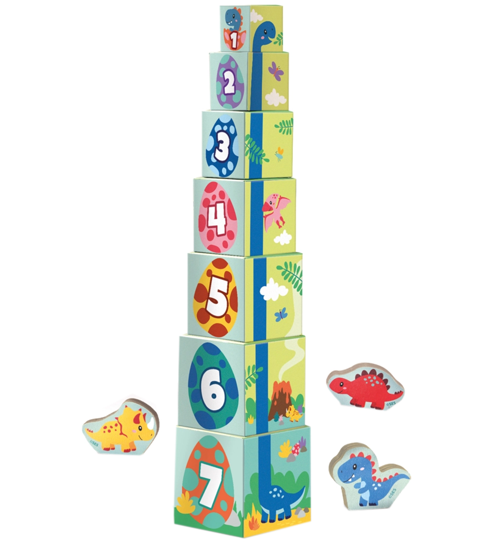 SES Creative Stacking Blocks - Dinosaurs
