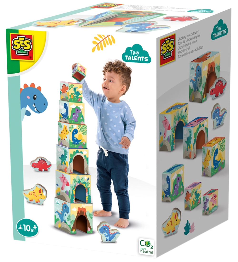 SES Creative Stacking Blocks - Dinosaurs