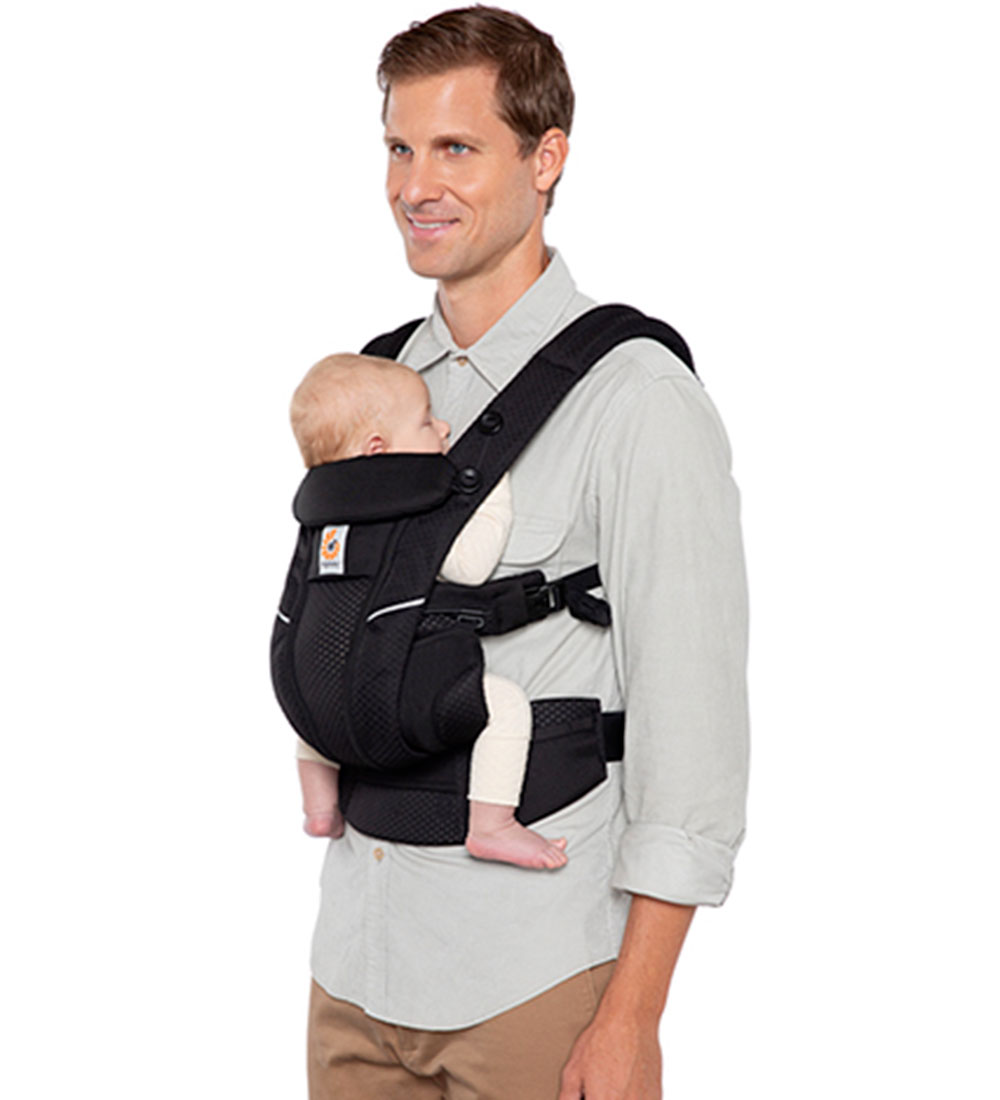Ergobaby Babytrage - Omni Breeze - 1 in Airflow - Onyx Black