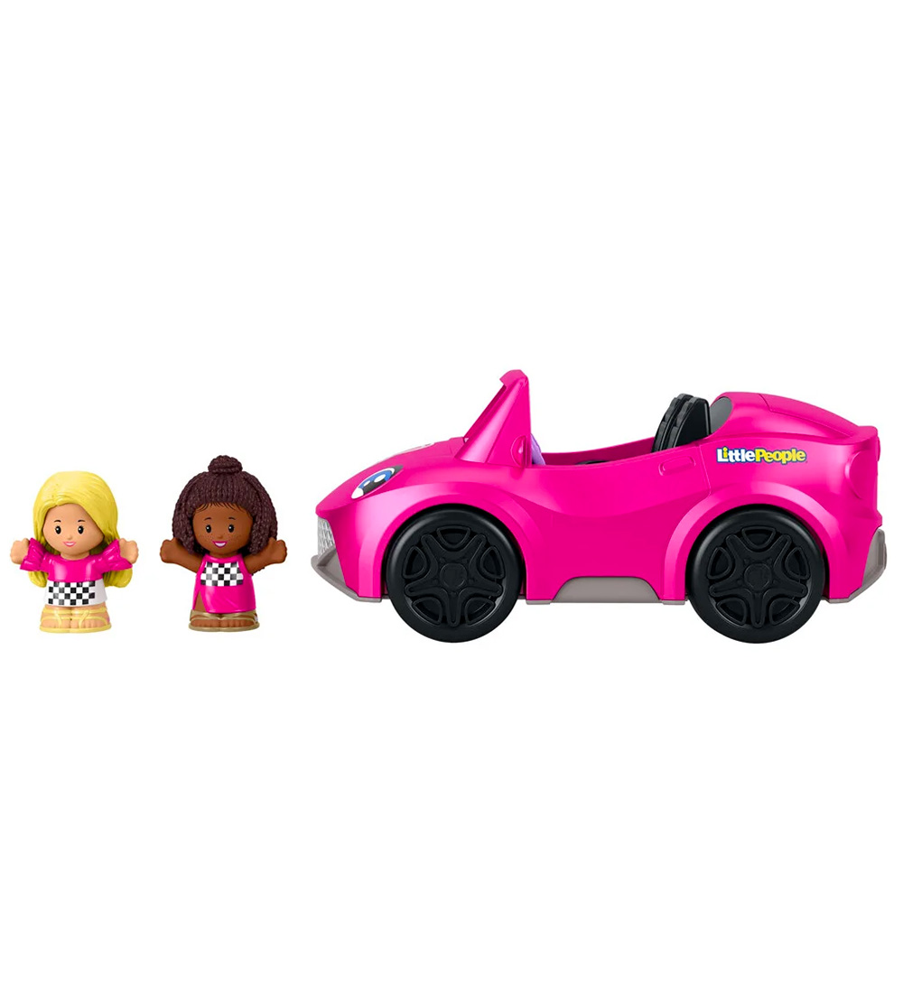 Voiture av. Son Fisher-Price - Petits Hommes - Rose av. Barbie