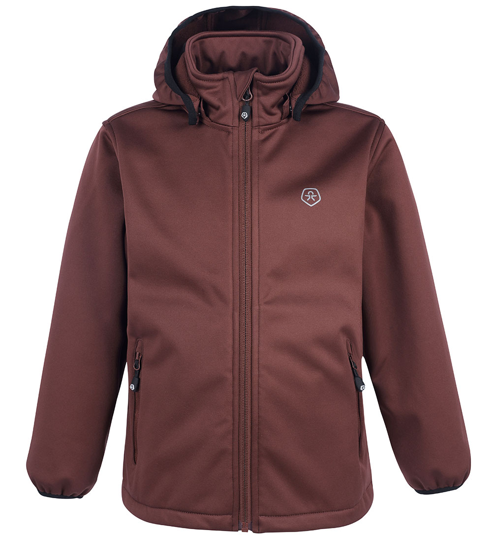 Color Kids Softshell Jacket w. Fleece - Andorra