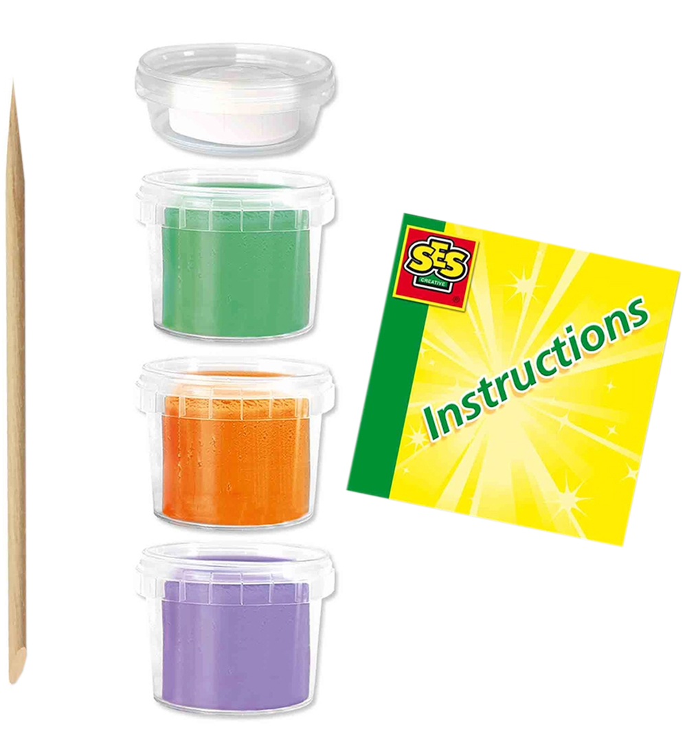 SES Creative Play Dough - 3x90gr/1x40g - FunDo Dinosaurs