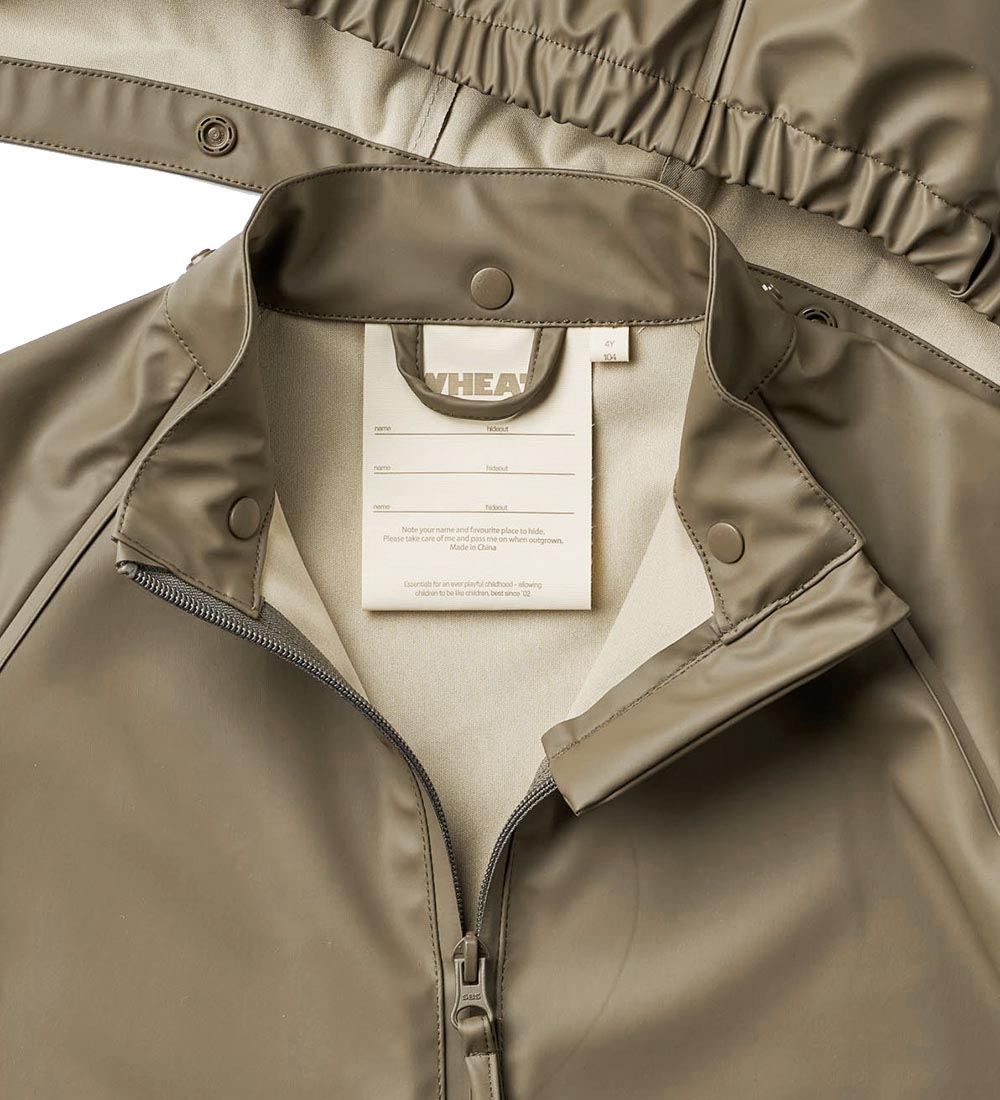 Wheat Rain Jacket - PU - Chardy - Dry Wood