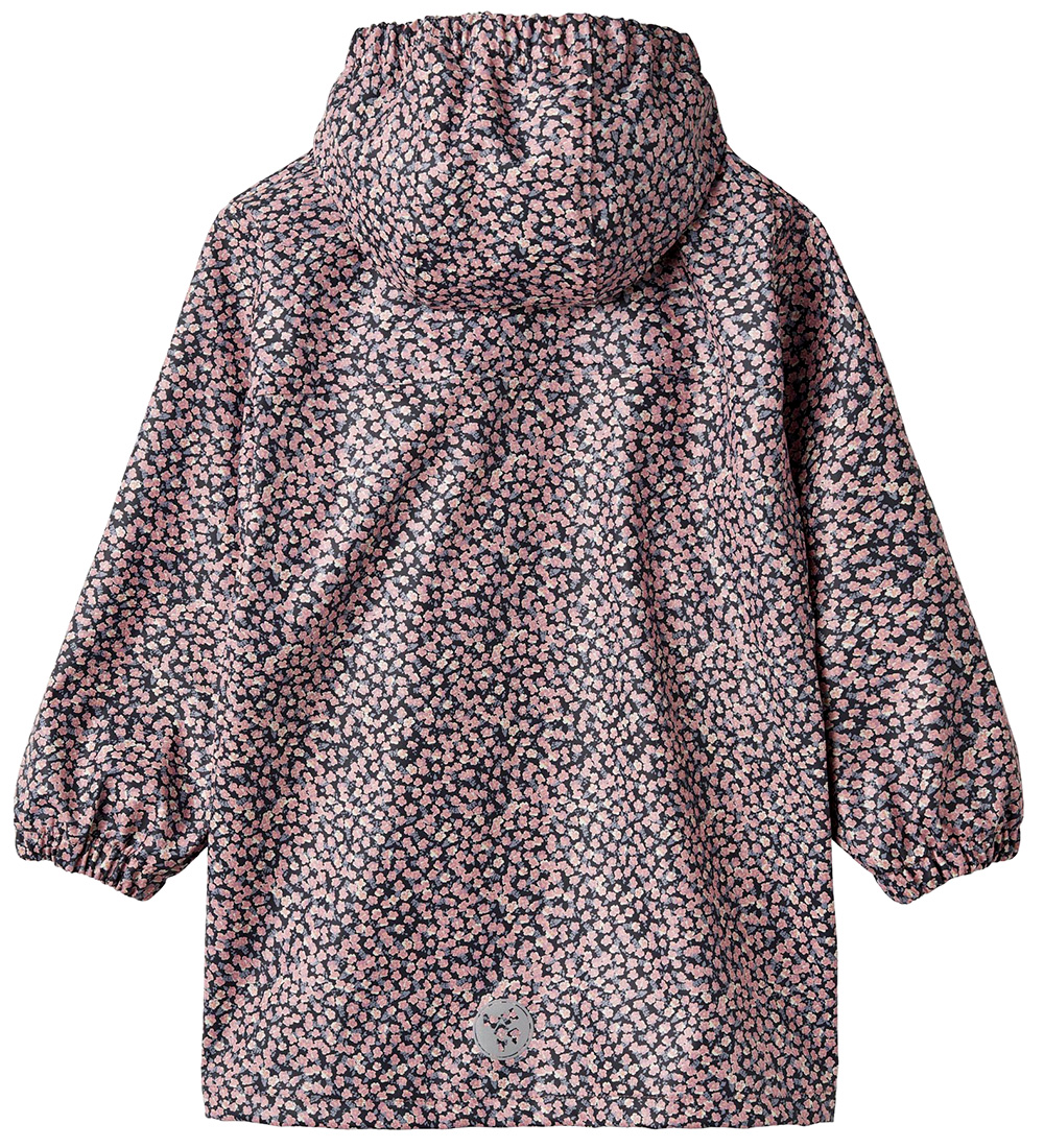Wheat Rain Jacket - Finley - Long - Rainy Flowers