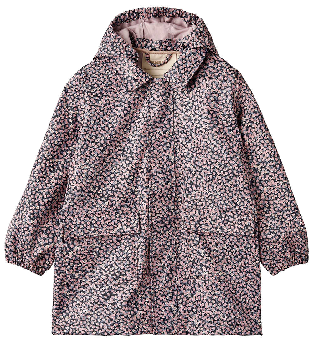 Wheat Rain Jacket - Finley - Long - Rainy Flowers