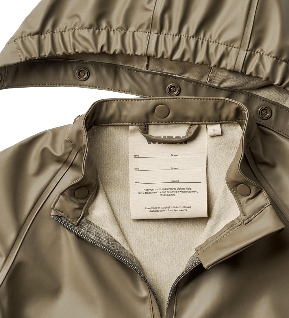 Wheat Rain Jacket - PU - Chardy - Dry Wood