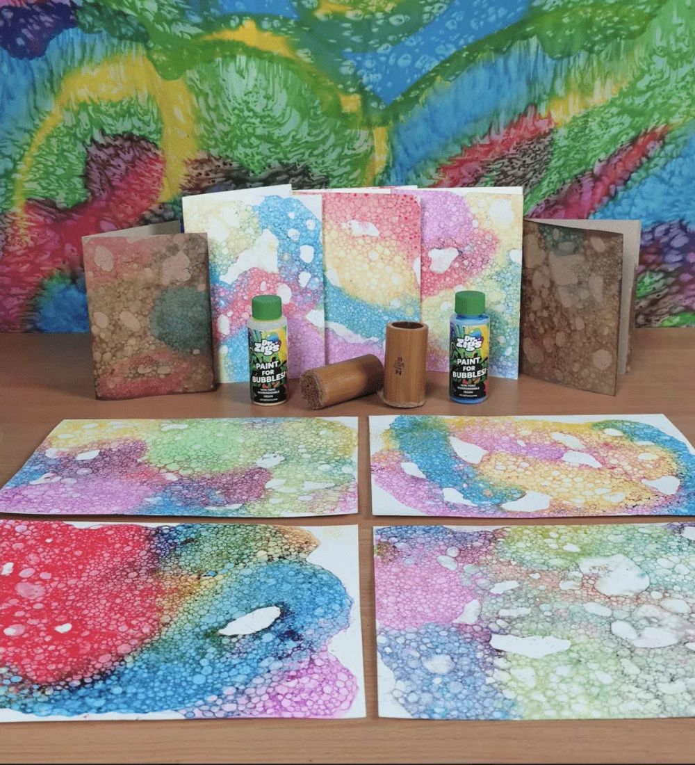 Dr Zigs Soap Bubble Set - Bubble Painting Kit