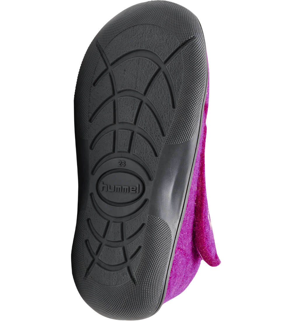 Hummel Slippers - Wool - Pink Flame