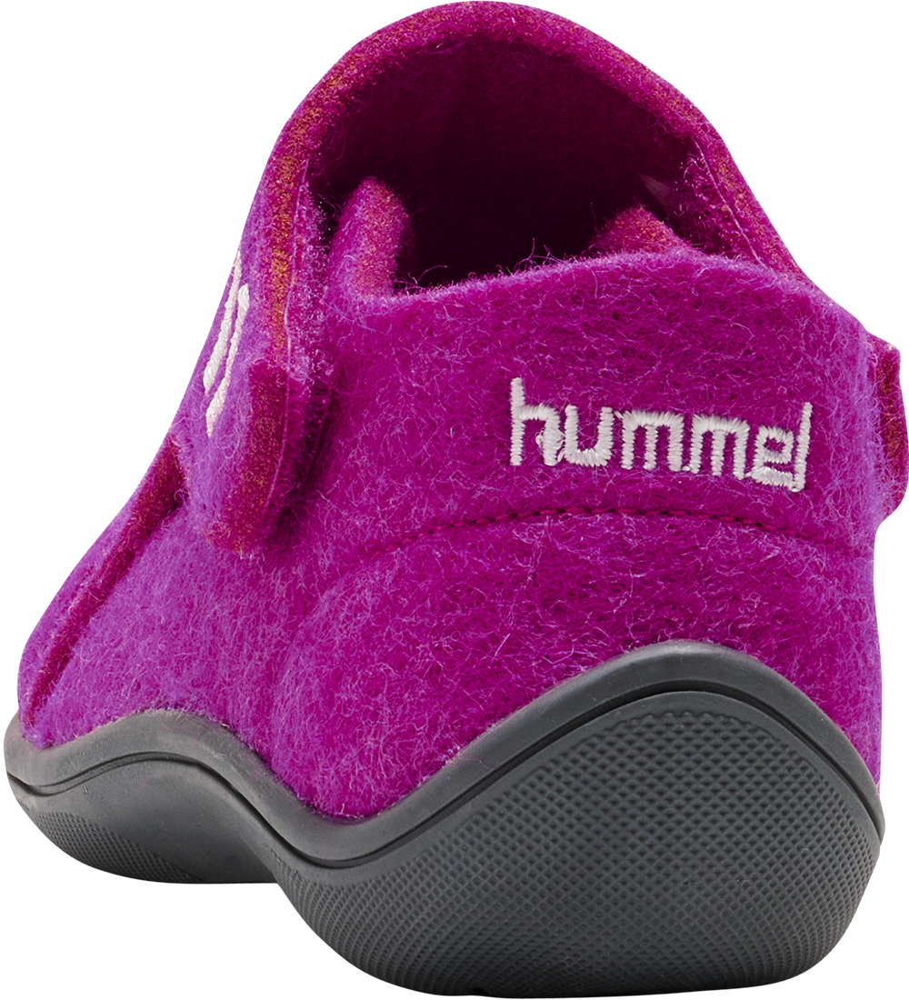 Hummel Slippers - Wool - Pink Flame