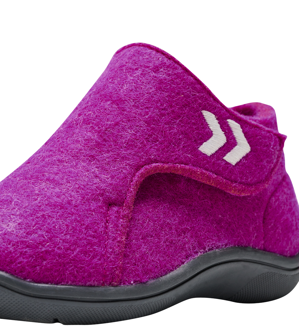 Hummel Slippers - Wool - Pink Flame