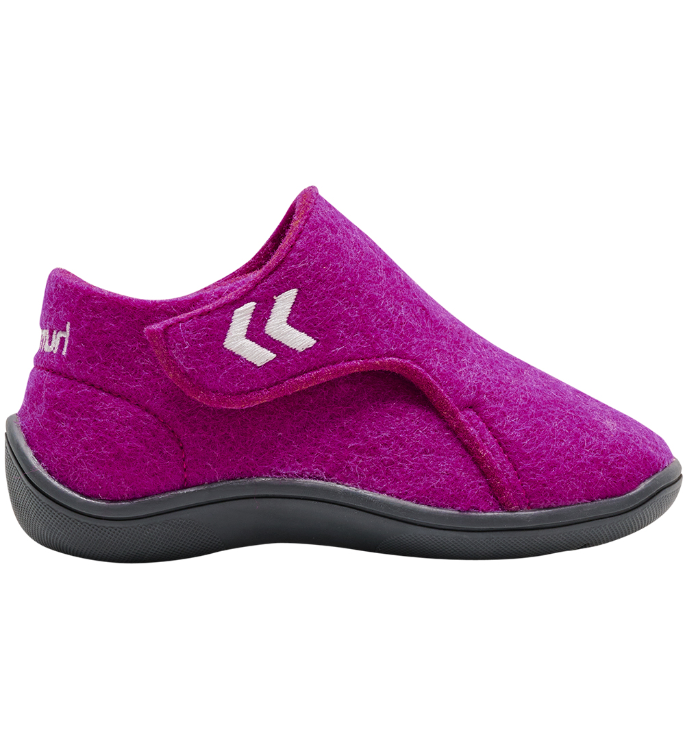 Hummel Slippers - Wool - Pink Flame