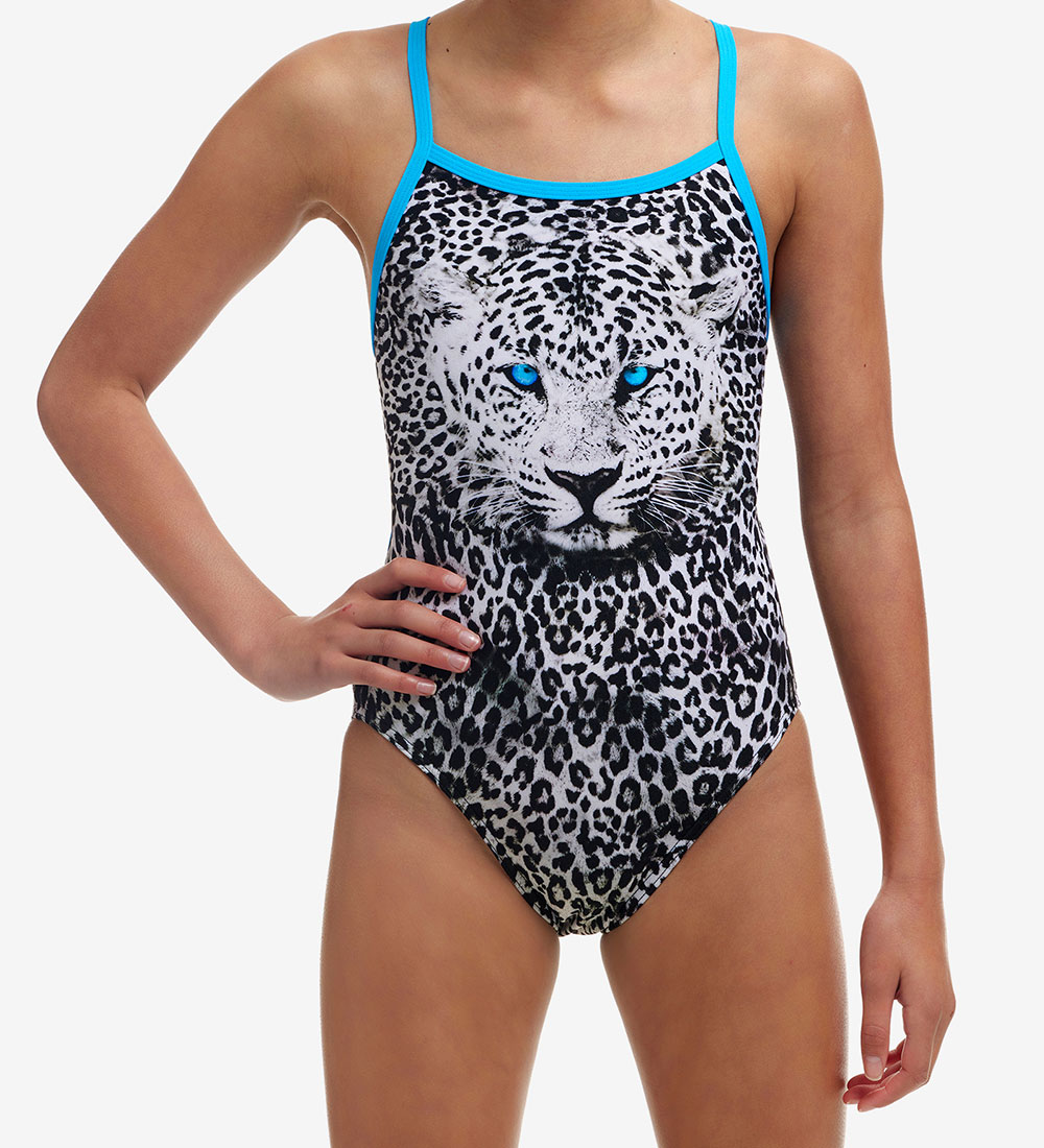 Funkita Swimsuit - Single Strap - UV50+ - White Walker