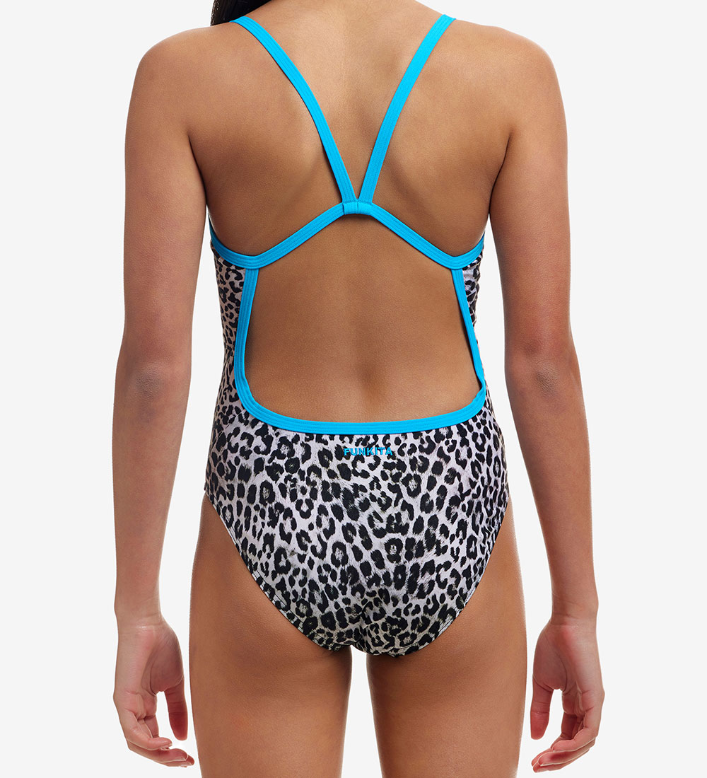 Funkita Swimsuit - Single Strap - UV50+ - White Walker