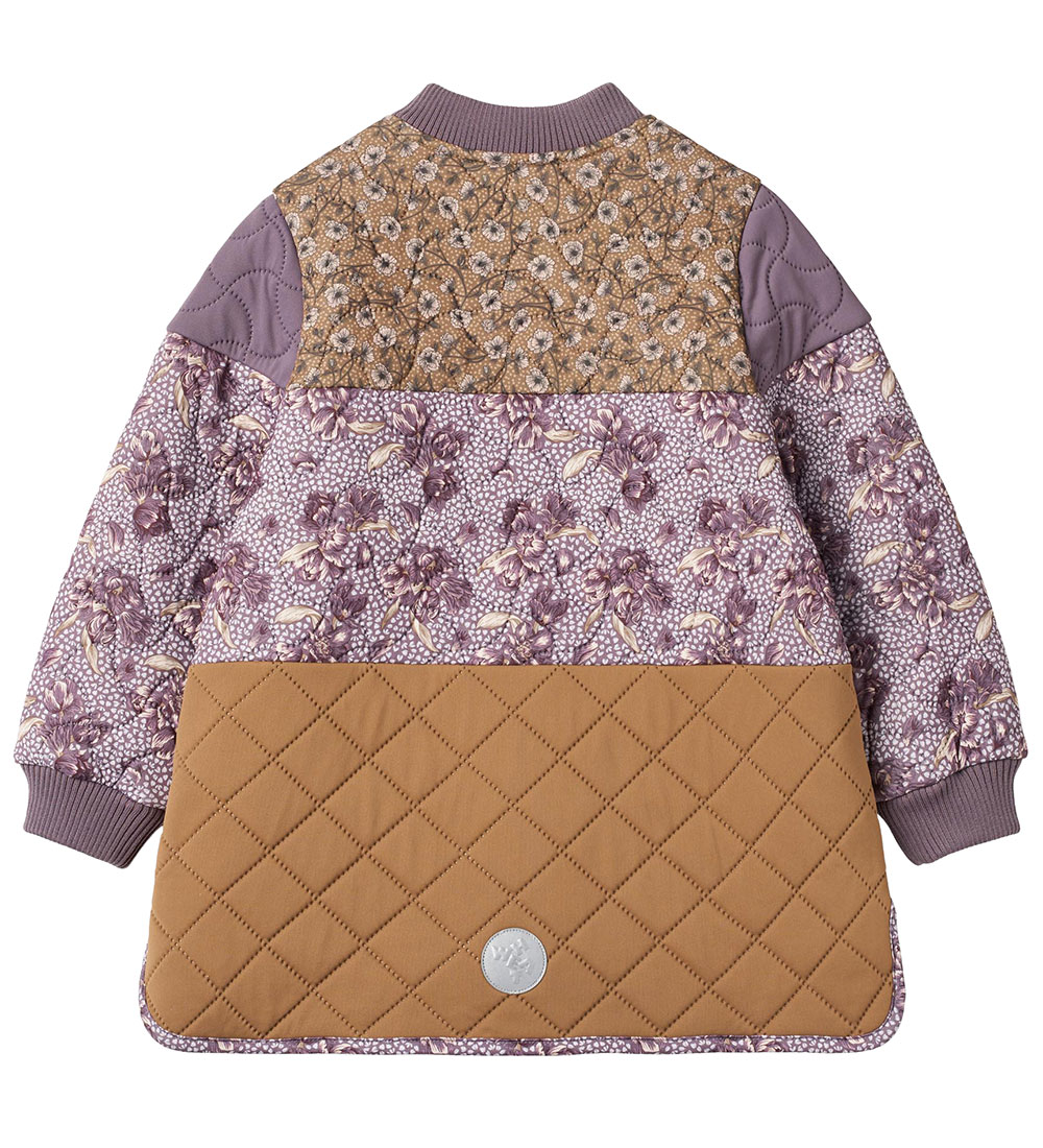 Wheat Thermo Jacket w. Lining - Hadis - Lilac Tulips