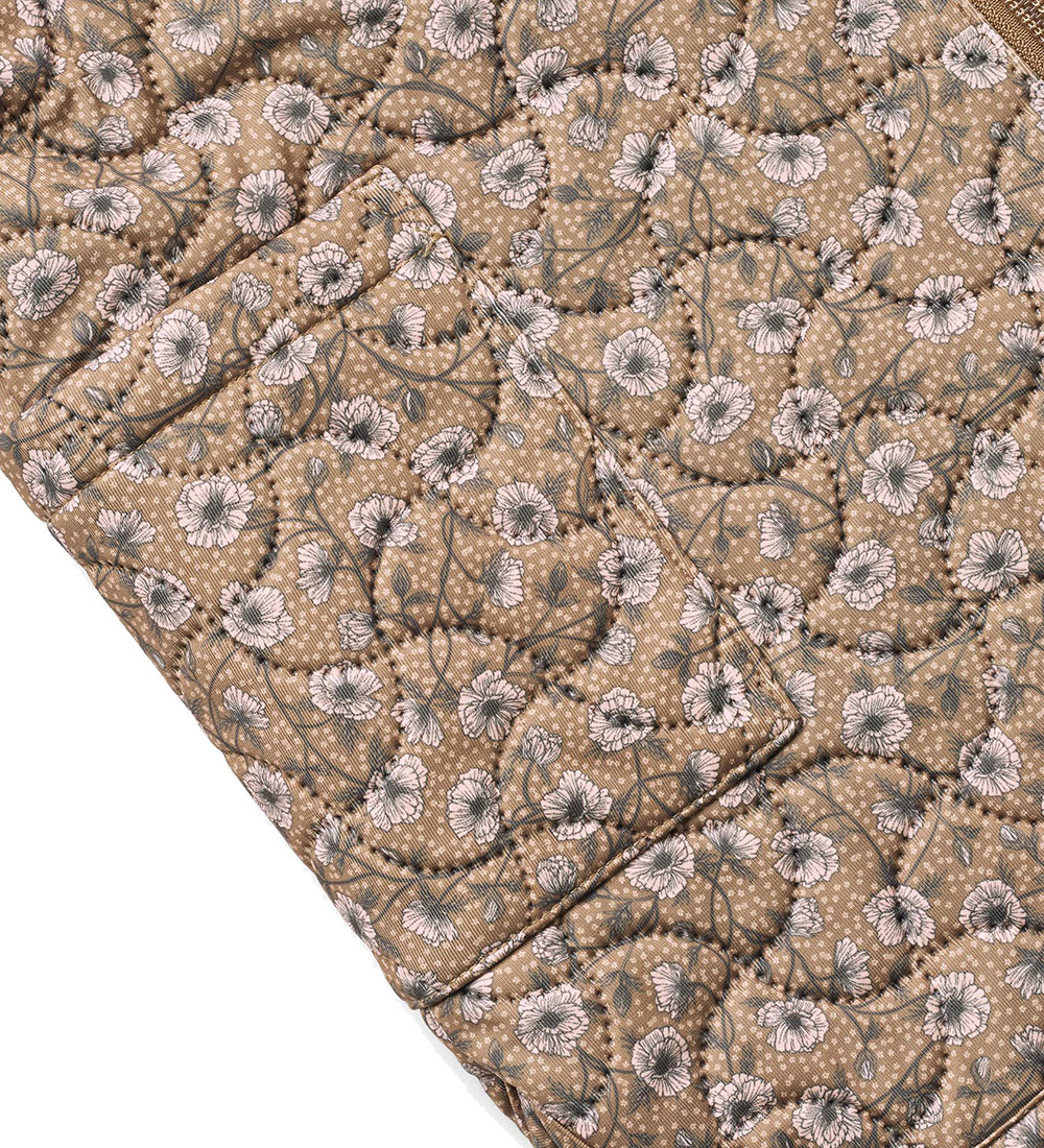 Wheat Thermo Jacket w. Lining - Helga - Caramel Anemones