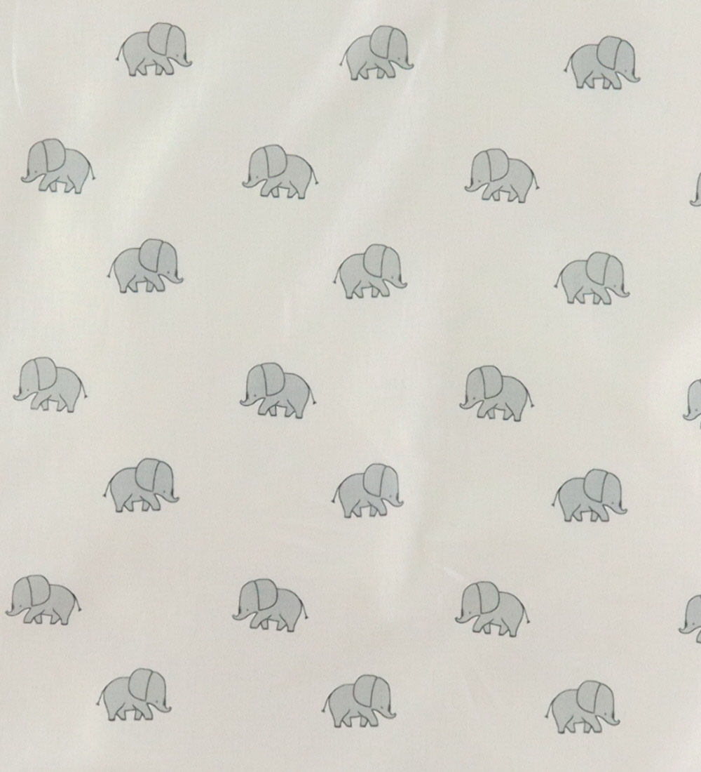 Nørgaard Madsens Bedding - Junior - White w. gray Elephants