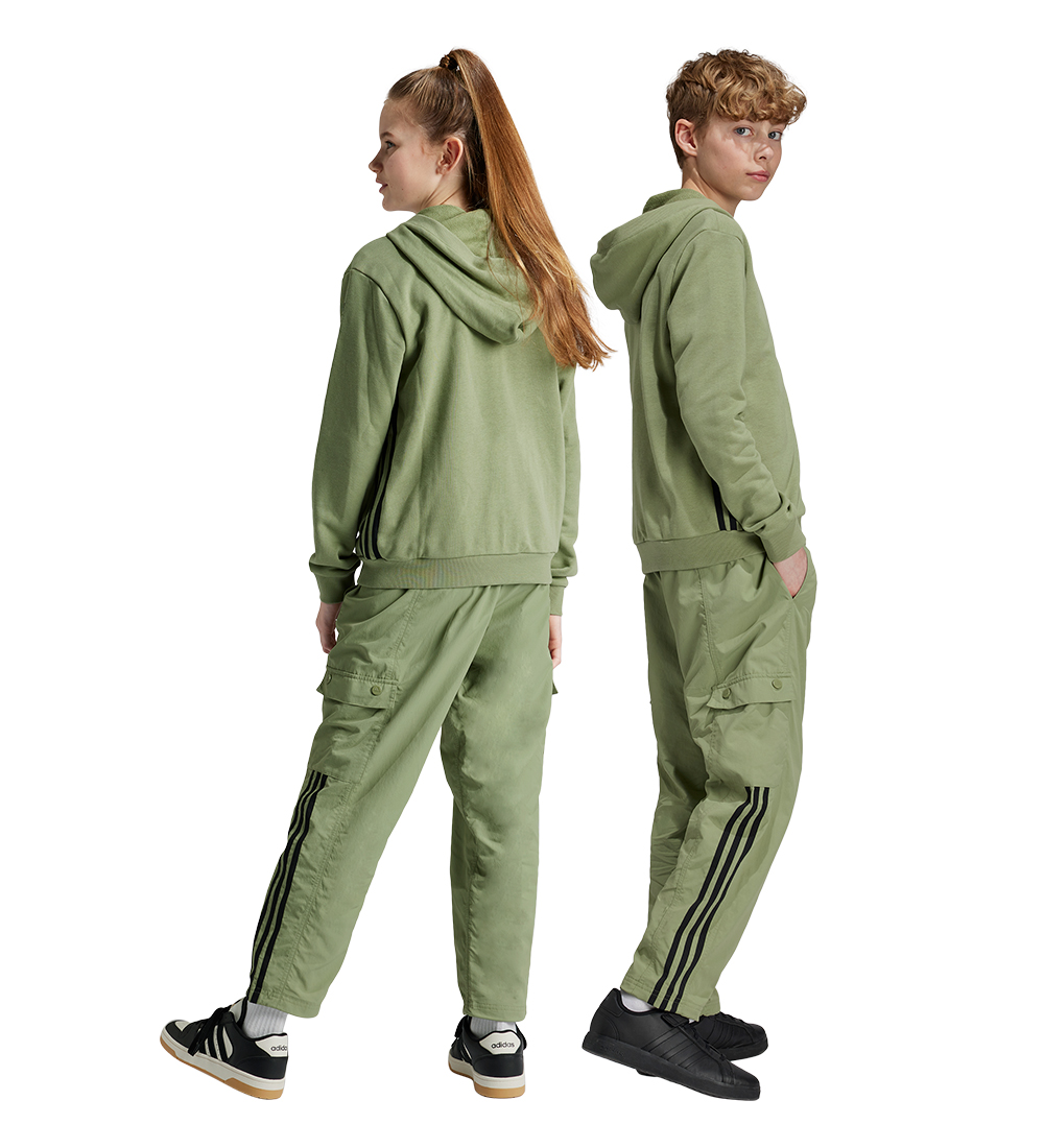 adidas Performance Byxor - J Jam Wv Crg Pn - Grön