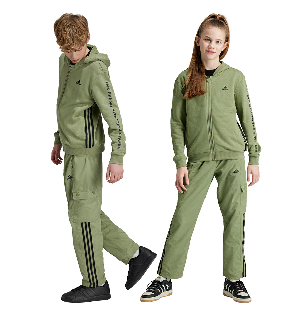 adidas Performance Byxor - J Jam Wv Crg Pn - Grön