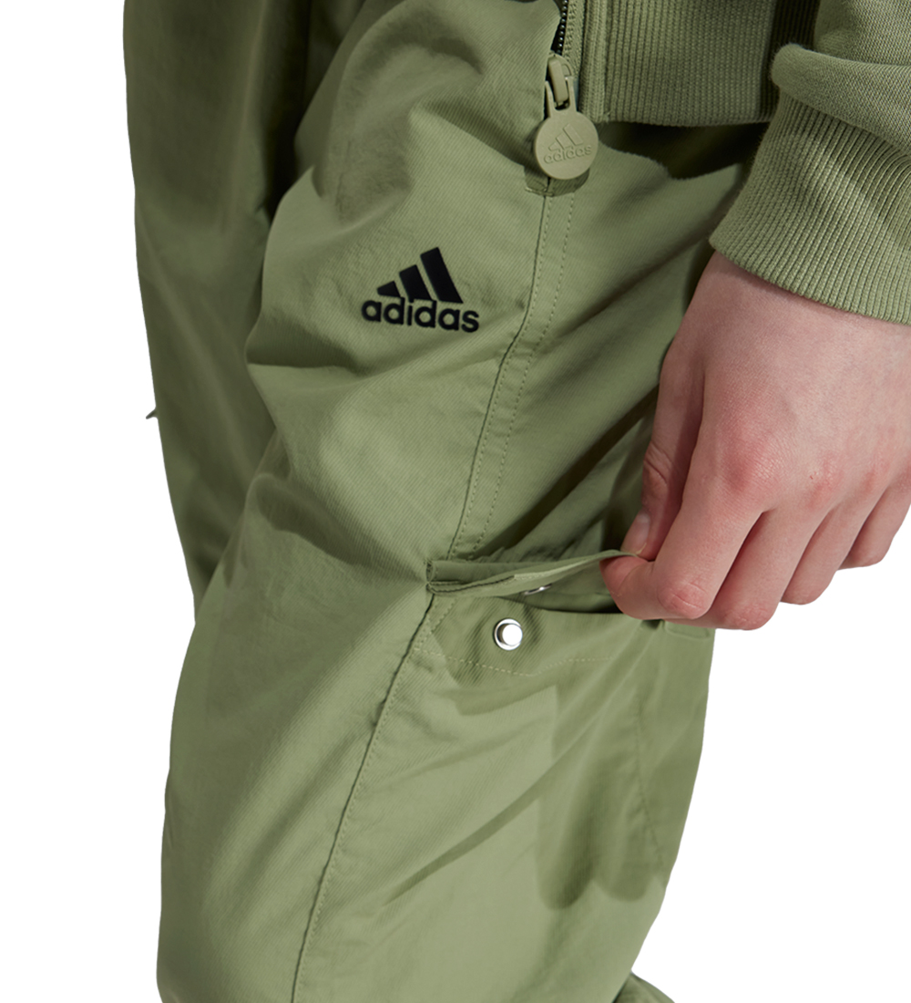 adidas Performance Byxor - J Jam Wv Crg Pn - Grön
