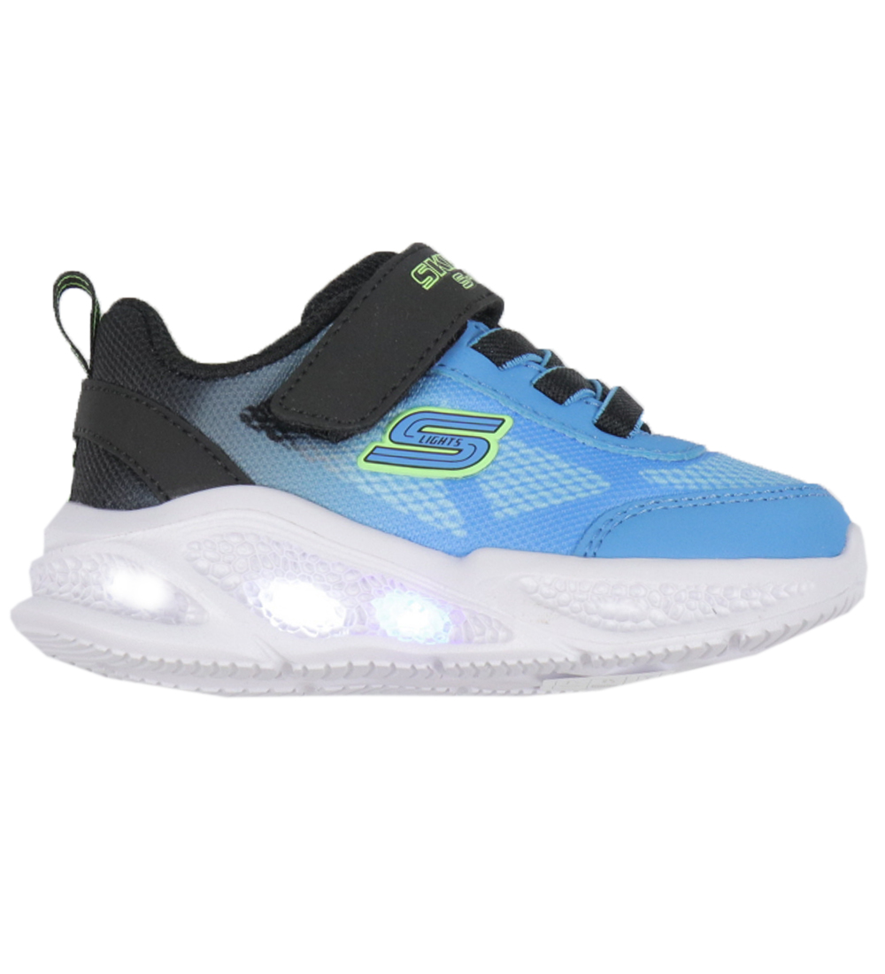 Skechers Shoes w. Light - Krendox - Black/Blue