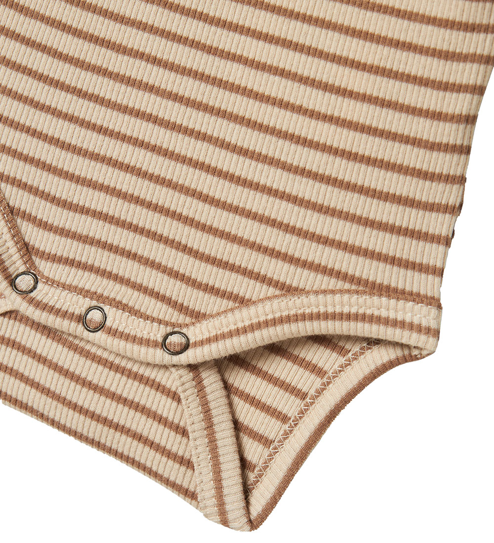 Lil' Atelier Bodysuit L/æ - NbfLake - Rib - Sheer Bliss