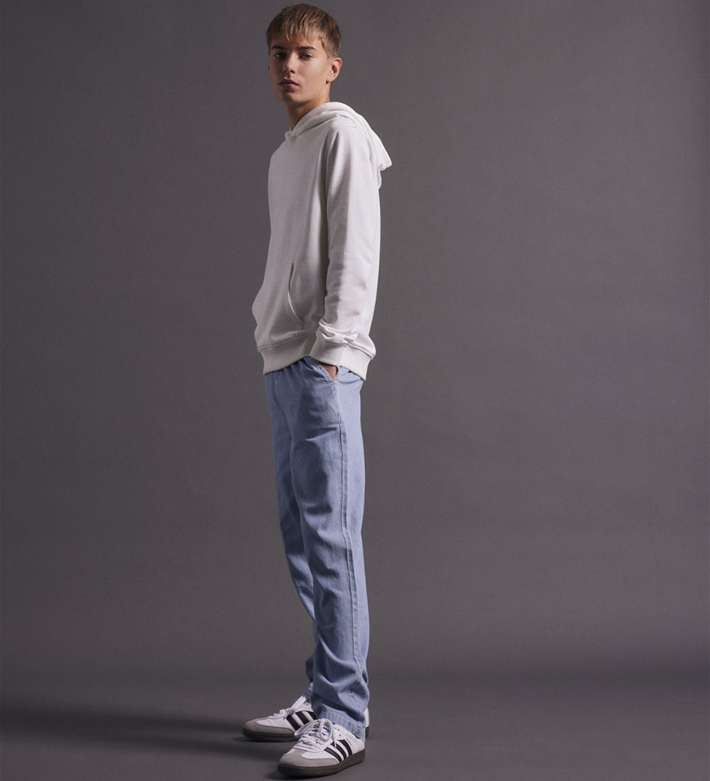 LMTD Kapuzenpullover - NlmLar - White Alyssum