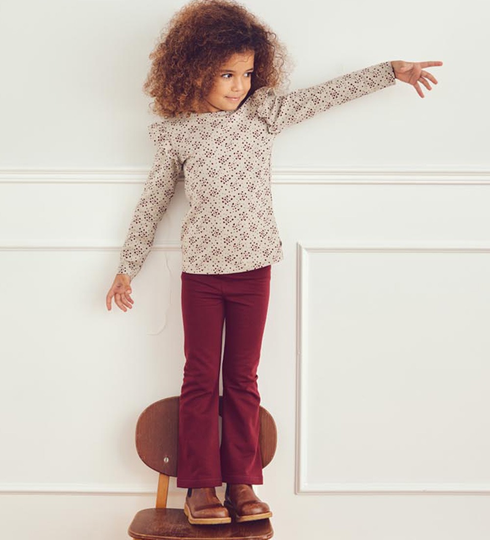 Müsli Blouse - Love Frill - Soft Green/Cabernet