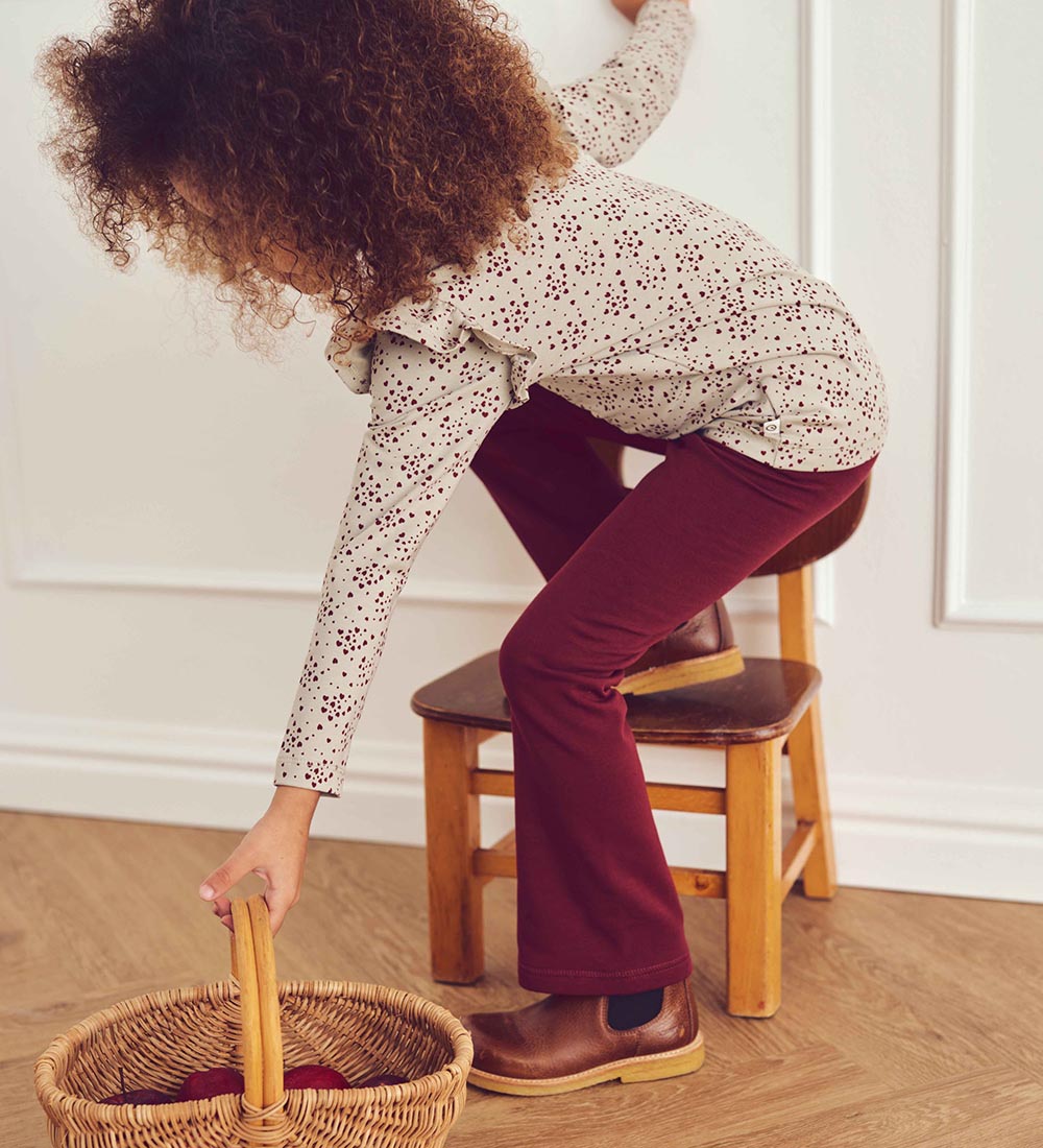 Müsli Blouse - Love Frill - Soft Green/Cabernet