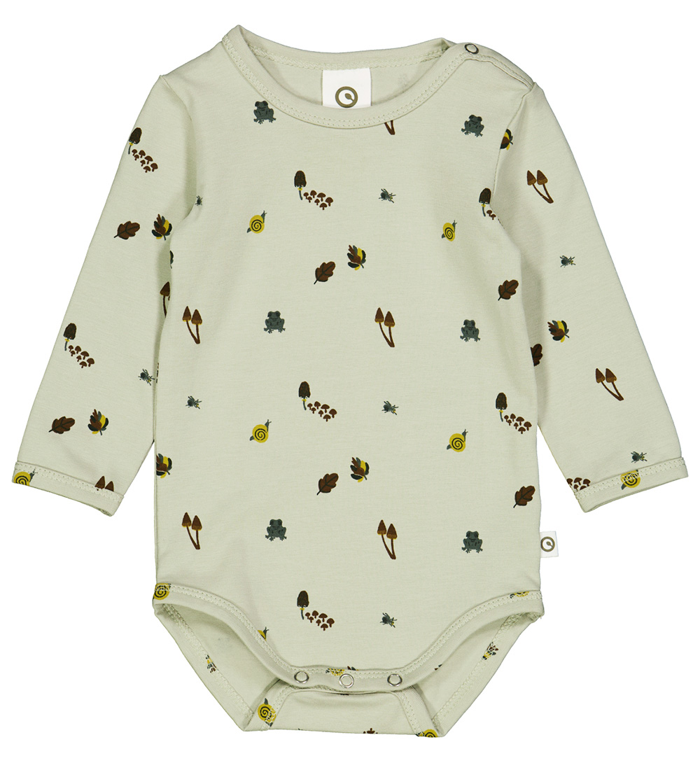 Müsli Bodysuit L/æ - Forest - Soft Green/Mustard/Bark