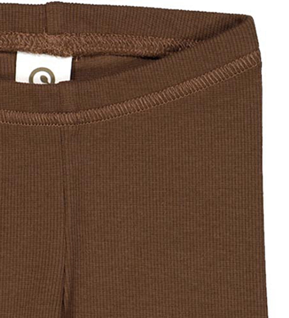 Müsli Leggings - Rib - Cozy Ich Plain - Bark