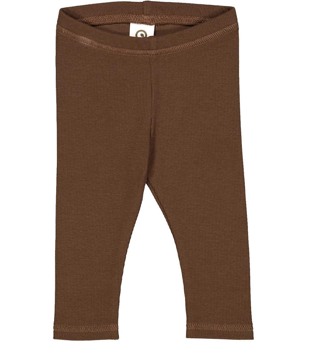 Müsli Leggings - Rib - Cozy Ich Plain - Bark