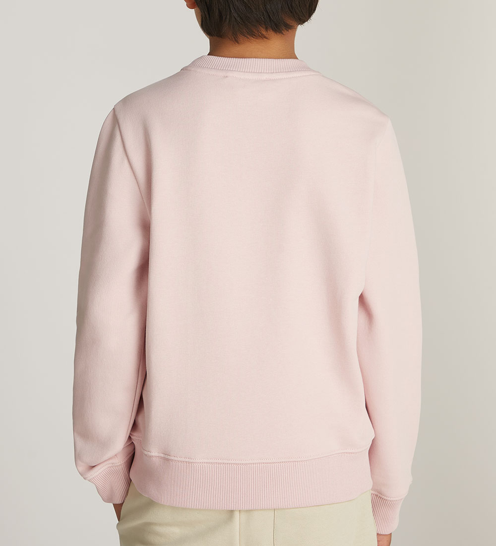 Calvin Klein Sweatshirt - Mono Mini Badge - Peach Whip