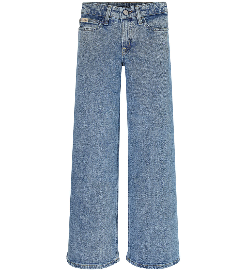 Calvin Klein Jeans - MR Wide Leg Relaxed - Salt Duck Pepper Blue
