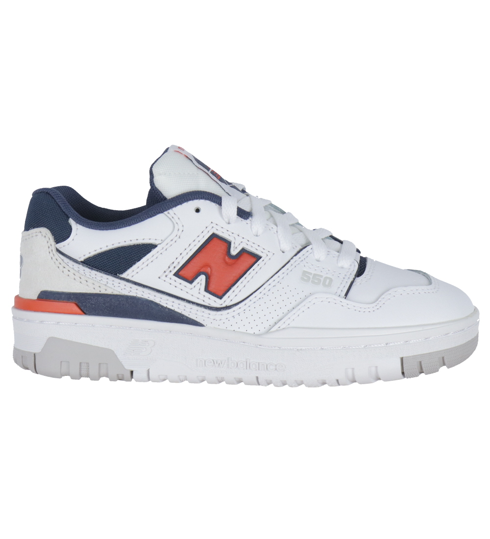 New Balance Shoe - 550 - White/True Red
