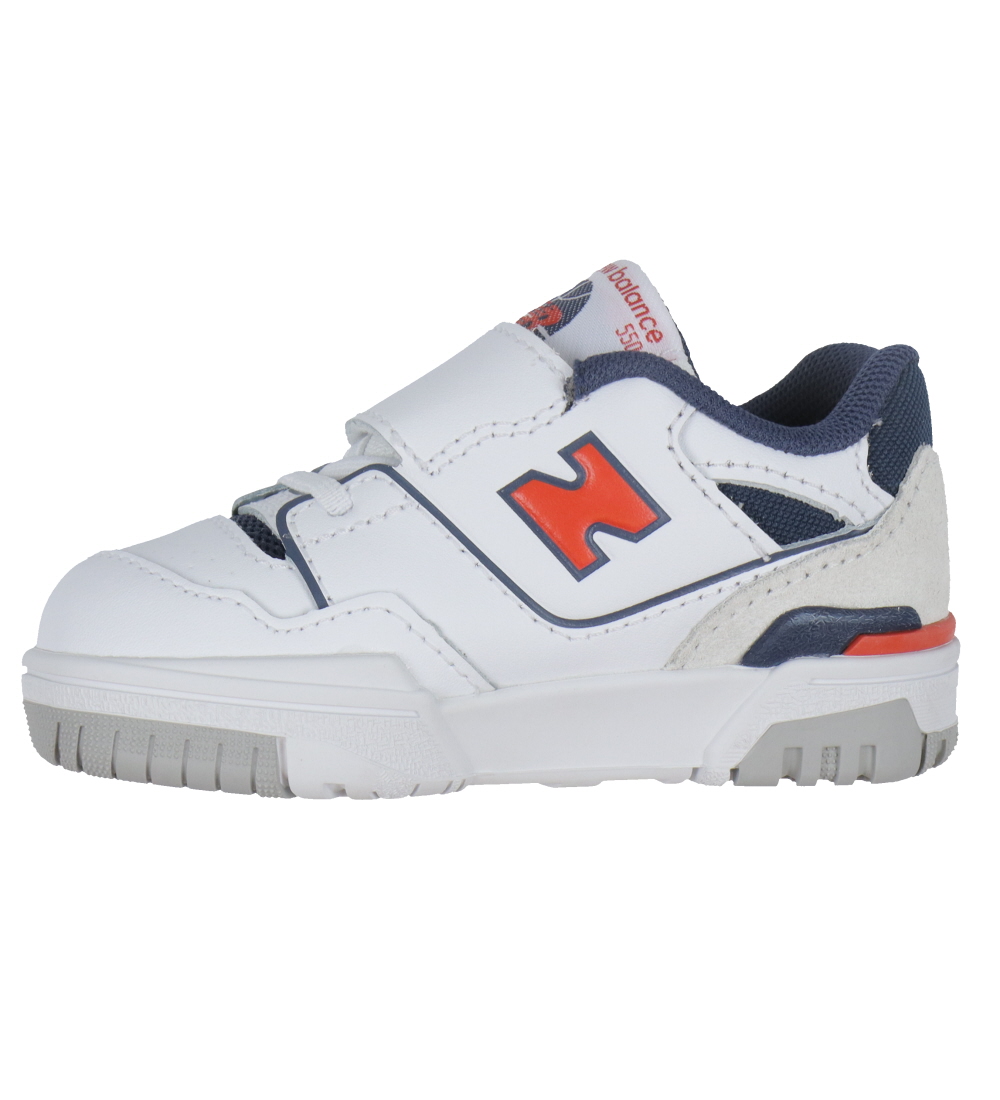 New Balance Skór - 550 - White/True Red