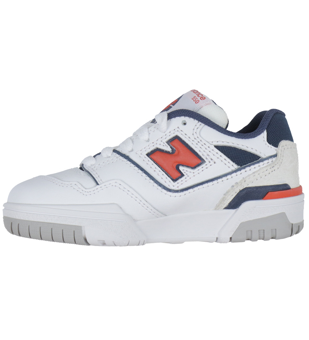 New Balance Shoe - 550 - White/True Red