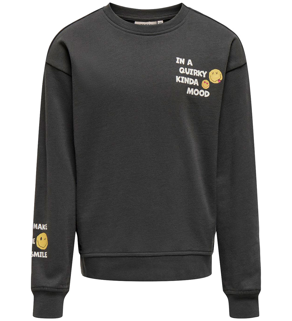 Kids Only Swearshirt - KogLissie - Asphalt/Today