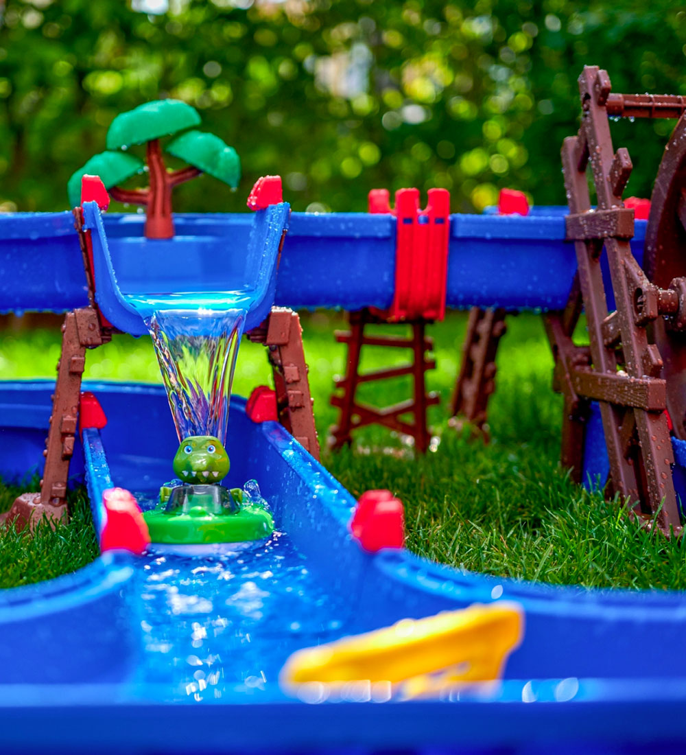 AquaPlay Wasserbahn - 126x104 cm - 109 Teile - Mega Water Wheel