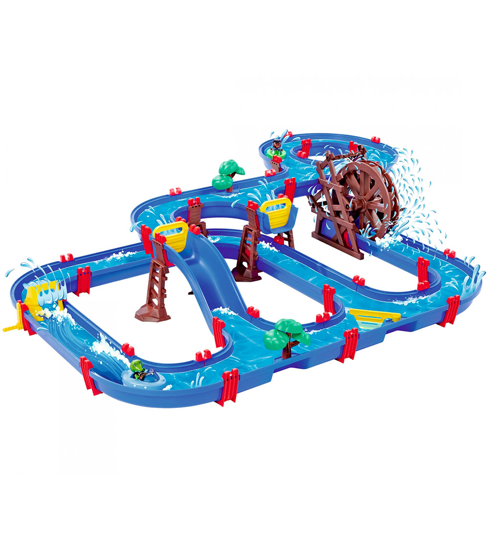 AquaPlay Wasserbahn - 126x104 cm - 109 Teile - Mega Water Wheel