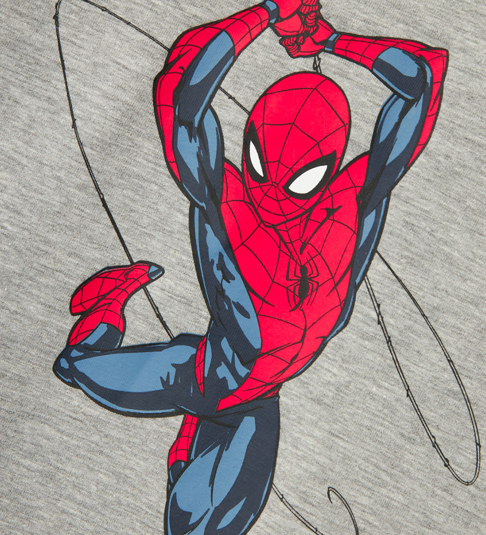 Name It T-shirt - NmmJaba Spider-Man - Grey Melange