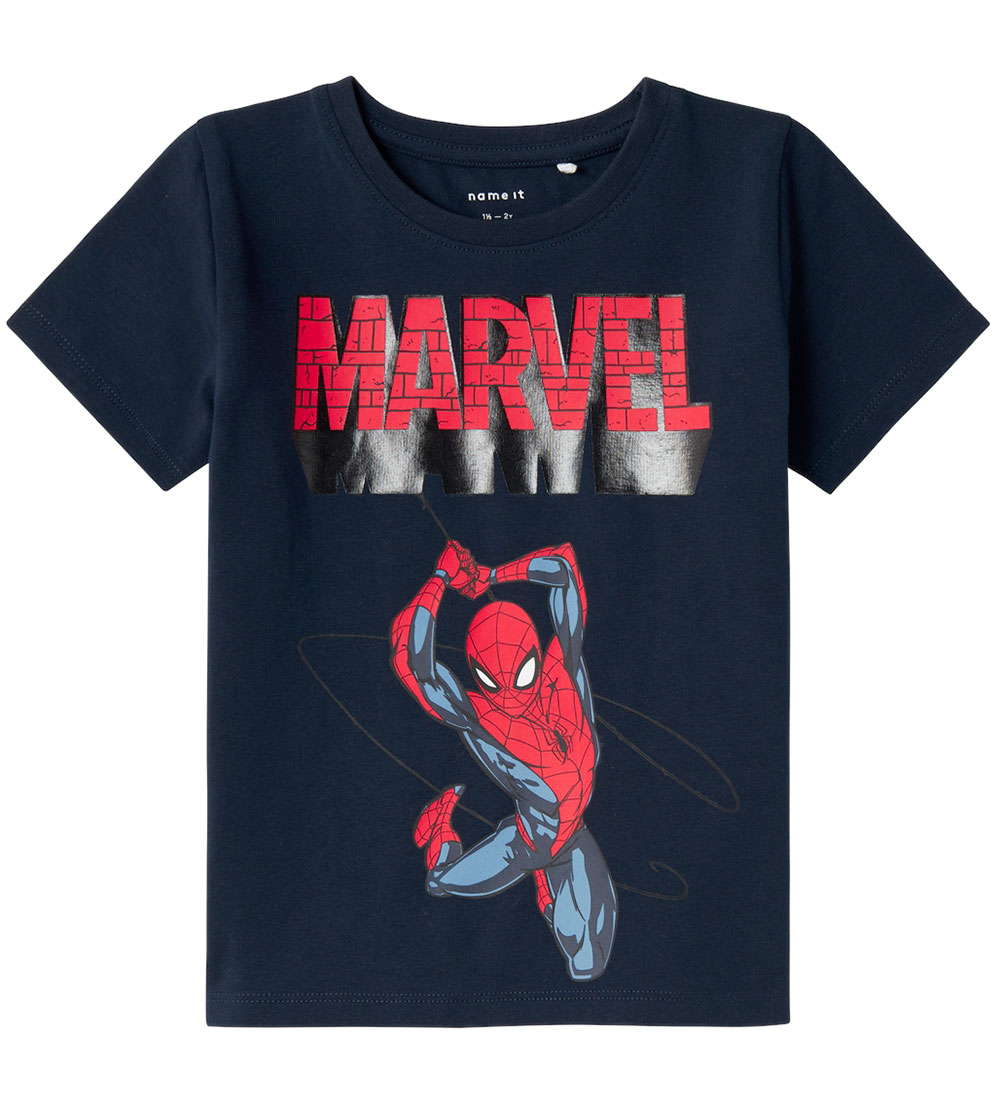 Name It Stuttermabolur - NmmJaba Spider-Man - Dark Sapphire