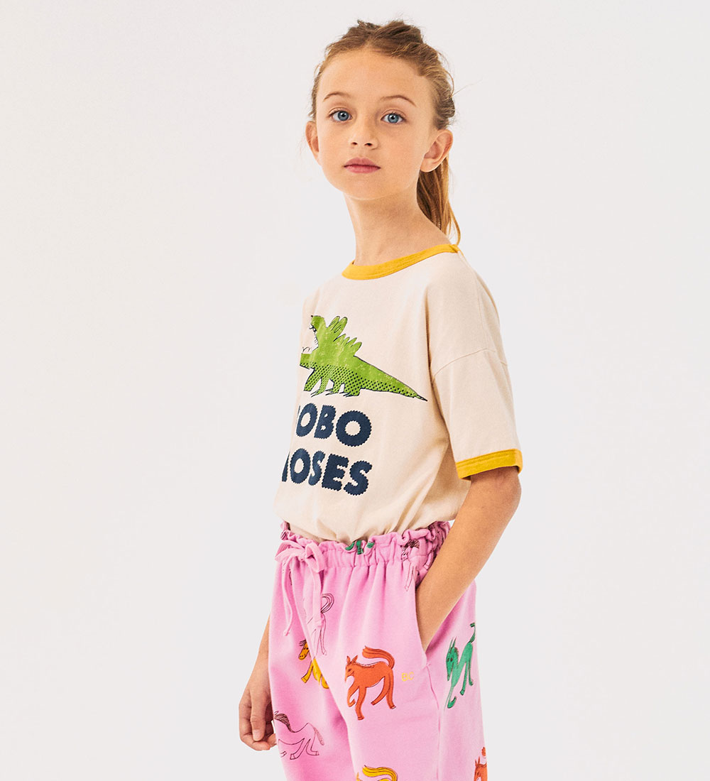 Bobo Choses T-shirt - Pratar Crocodile - Off White