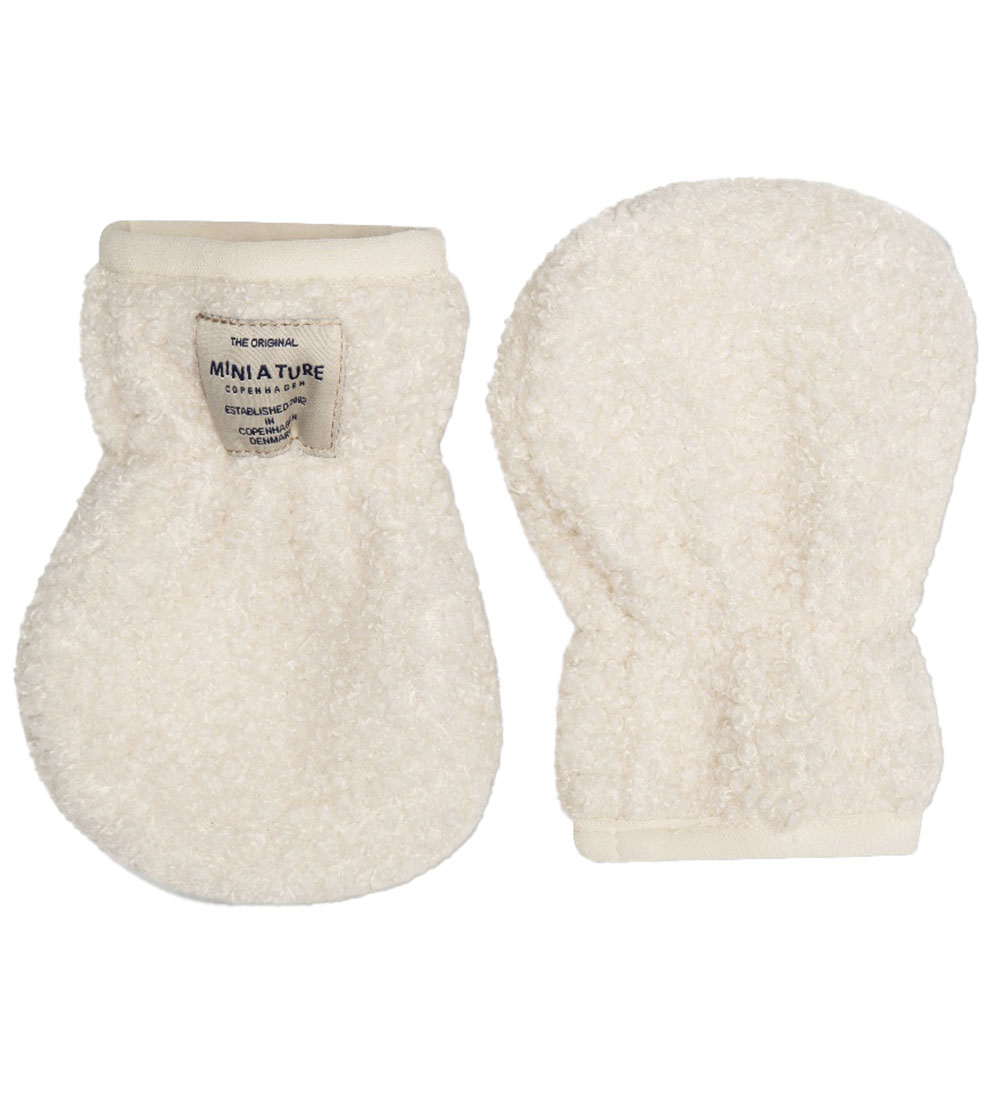Mini A Ture Mittens - Fleece - MatWolmer - Angora Cream