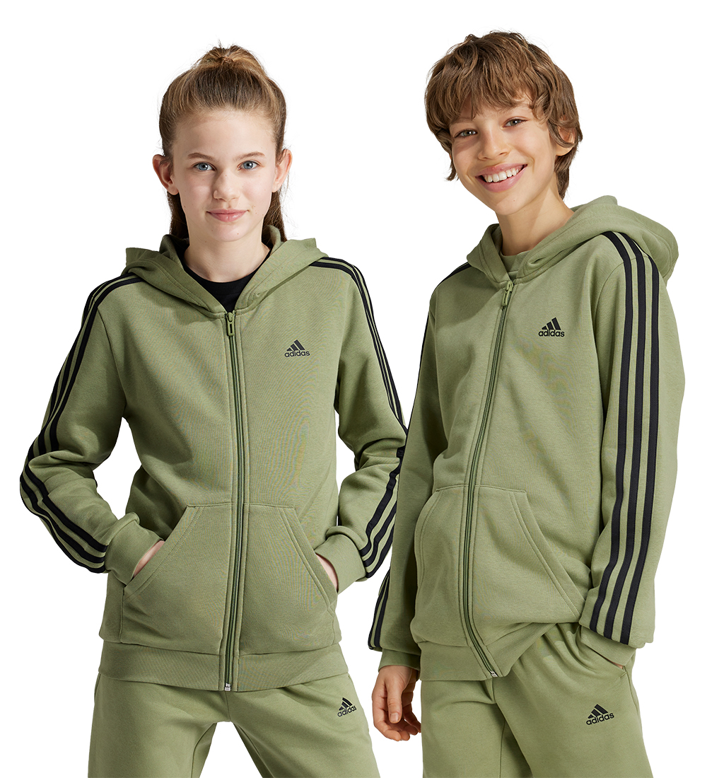 adidas Performance Cardigan - U 3S FL FZ - Green/Black