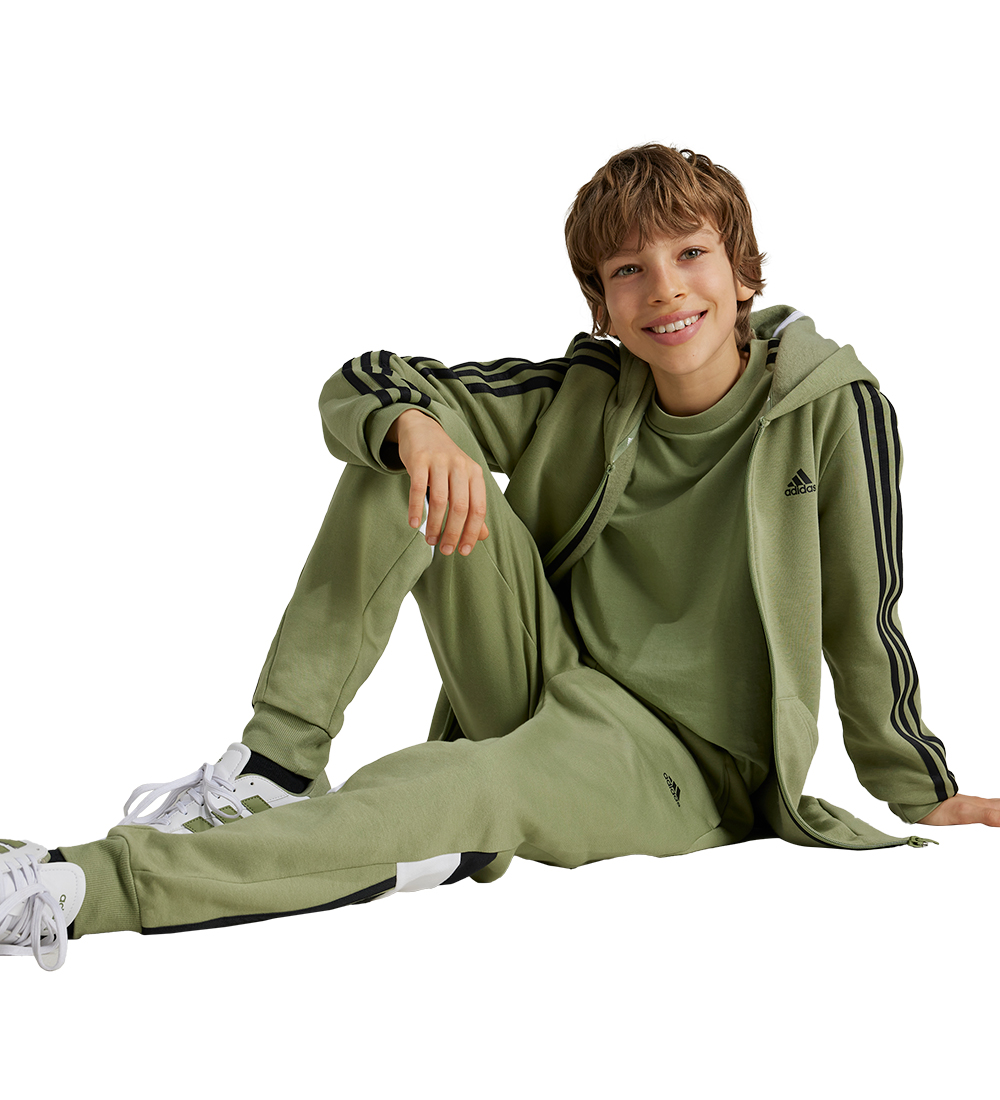 adidas Performance Cardigan - U 3S FL FZ - Green/Black