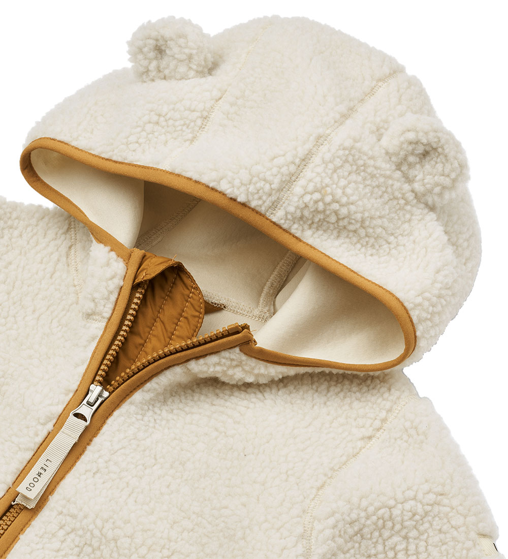 Liewood Fleece Jacket - Mara - Sandy/Golden Caramel Mix