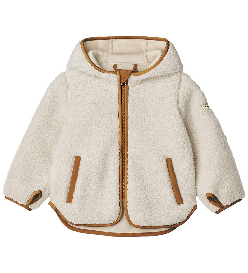 Liewood Fleece Jacket - Mara - Sandy/Golden Caramel Mix